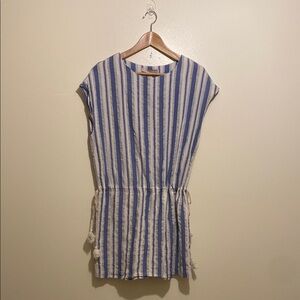 Forever 21 Blue and White Striped Dress. Size S
